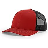 Richardson 112P Patterned Snapback Trucker Hat - Custom Leather Patch Hat | No Minimals | Volume Tiered Pricing
