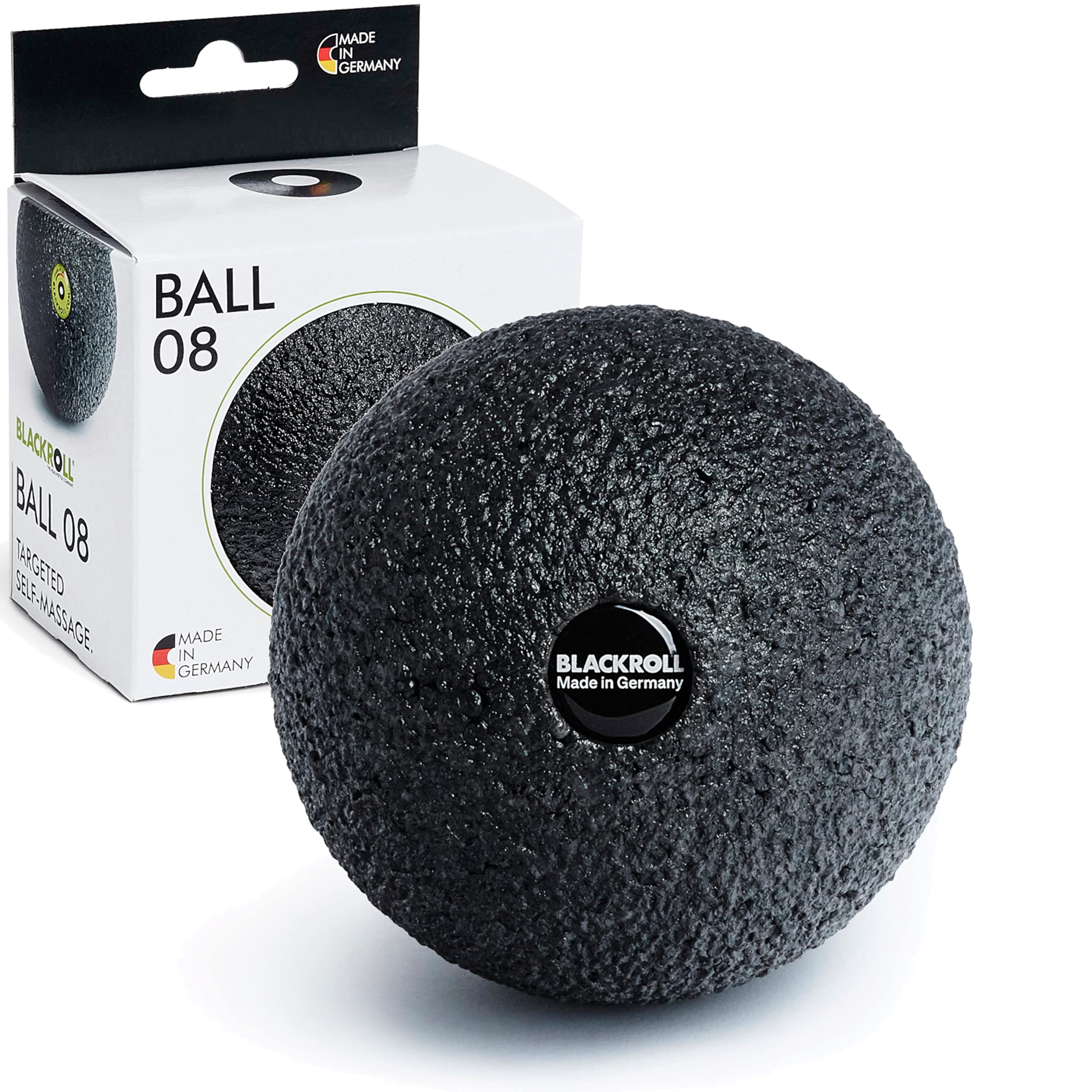BLACKROLL® BALL - The original - Foam roller ball - Fascia ball - Self massage ball - Therapy ball in different sizes, black