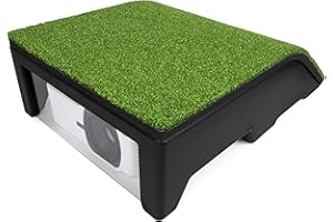 GoSports Golf Simulator Projector Cover with Turf - Floor Mounted Enclosure for LED Projectors