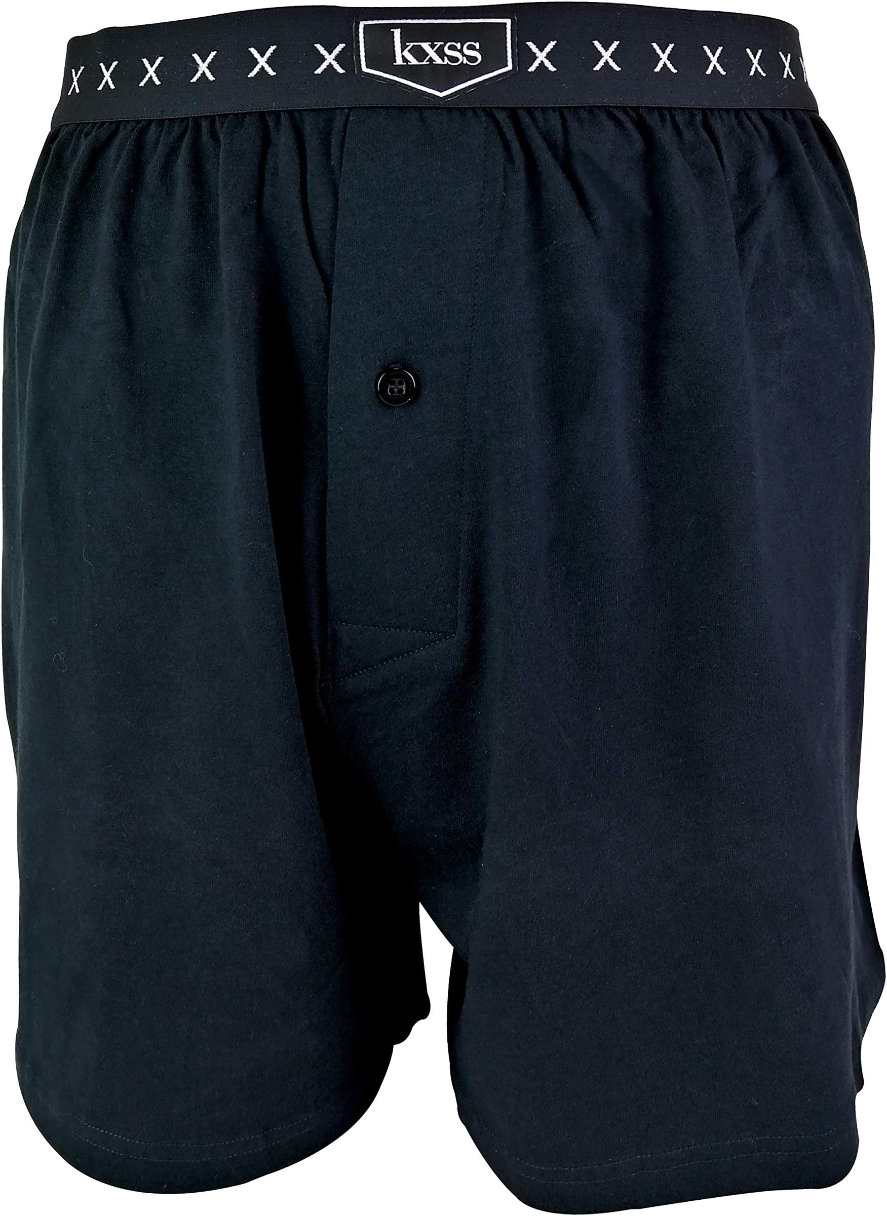 KXSS Kiss Designer Men's Soft Combed Cotton Boxer Shorts