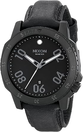 Nixon Reloj de Mujer Ranger de Acero Inoxidable con Correa de Cuero