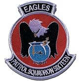 VP-16 War Eagles Squadron Patch &ndash; Iron On/Sew On, Embroidered, 4 Inch