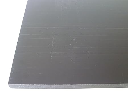 B&T Metall Kunststoffplatten PA6 Schwarz Platten 8,0 mm stark Polyamid im Zuschnitt Größe 20 x 20 cm (200 x 200 mm)