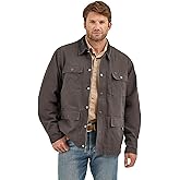 Wrangler Men's Solid Flannel Lined Barn Coat - 112367620 X-