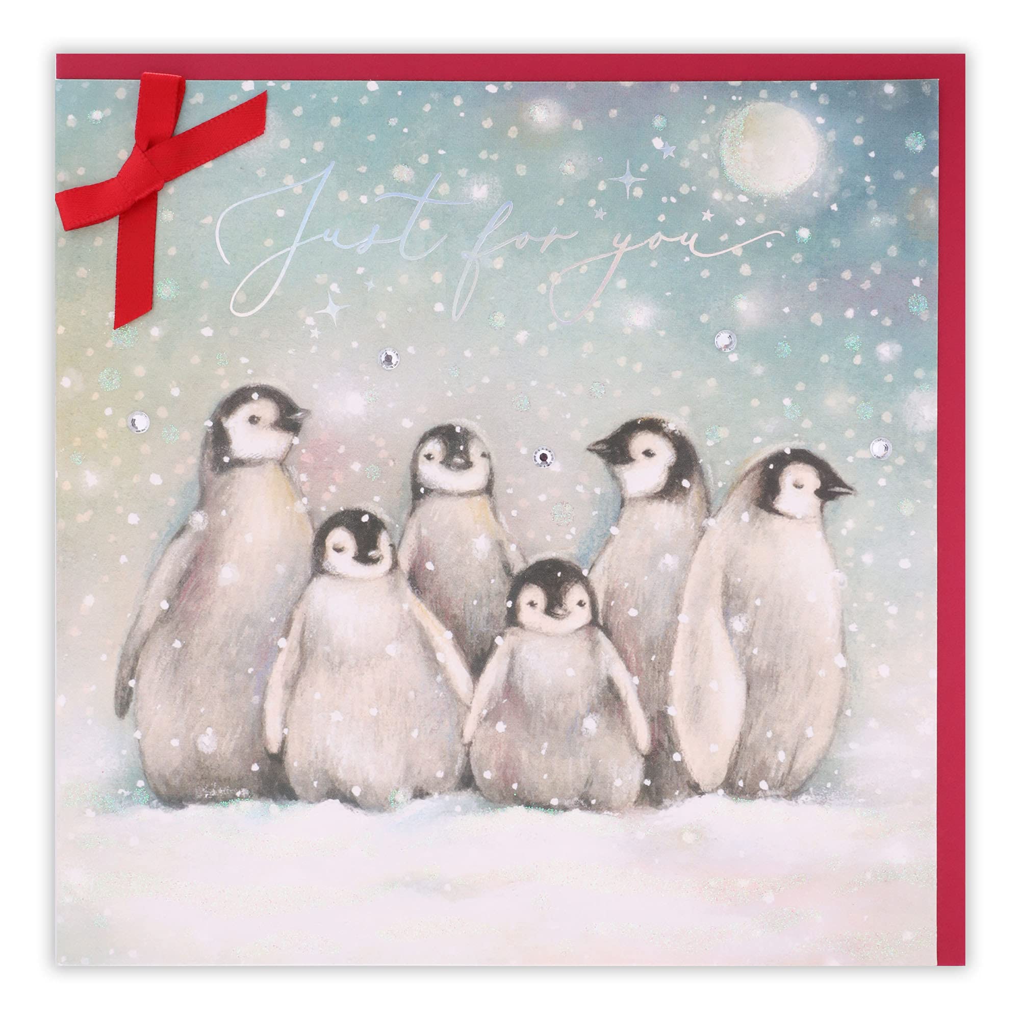 Clintons: Penguin Group General Christmas Card, Multi-colour, 165 x 165, 1169567