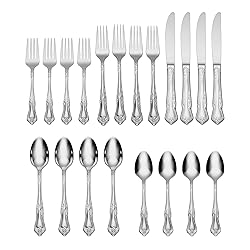 Oneida Azalea 20 Piece Everyday Flatware, Service