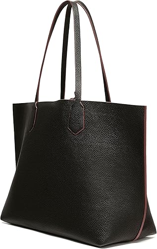 zara reversible tote bag black and red
