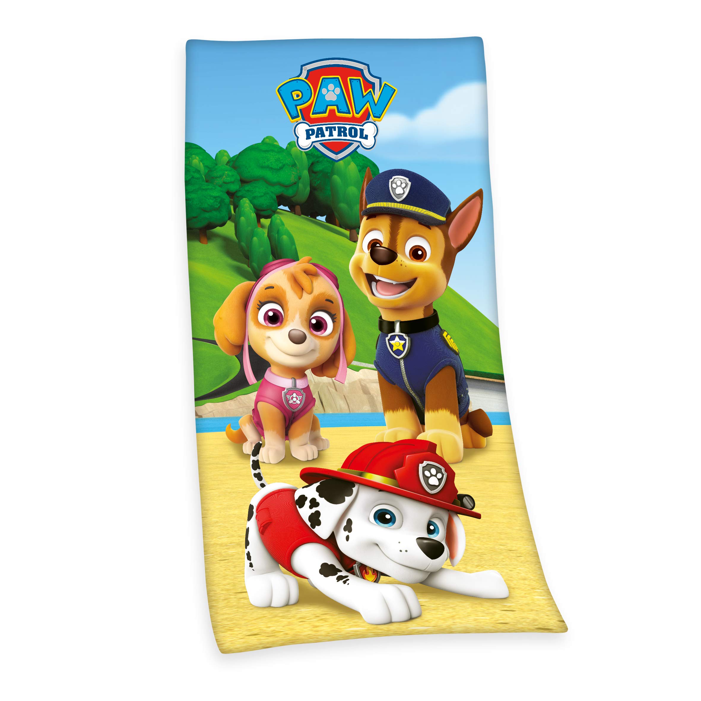 Herding PAW PATROL Bath Towel, 150 x 75 cm, Cotton, Multicoloured