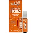 Oilogic Kids Bug Bites & Itches Roll-On Essential Oil - Gentle & Safe Aromatherapy Blend, 100% Pure Essential Oils (Tea Tree, Citronella & Spearmint Oil) Diluted with Castor & Jojoba Oil for Kids