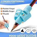 Stylo 6 Pack Pencil Grips Multicolor Assorted For Left Right Handed Kids view 3