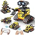 ADUSRIZ 5 in1 Stem Robot Building Kit for Kids Ages 8-13, 688 PCS Remote & App Controlled Dinosaur Car Building Toys for Kids Science Learning, Birthday Gifts for 8 9 10 11 12+ Years Old Boys Girls