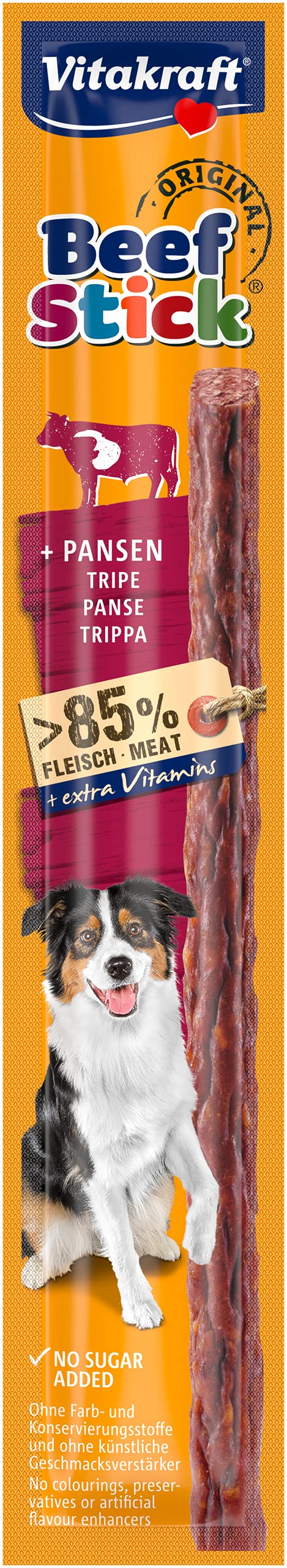Vitakraft 231464 Dog Treats Beef Sticks Pansen 12g