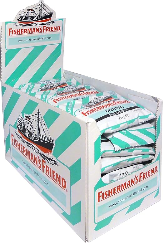 Fishermans Friend 24 Sachets Menthe Sans Sucres de 25g: Amazon.es: Alimentación y bebidas