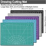 Miuzei A3 Cutting Mat Self-Healing Craft Mat with Steel Ruler Sewing Fabric view 4