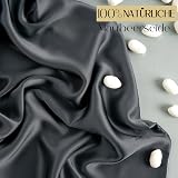 ZIMASILK 100% Mulberry Silk Pillowcase 19 Momme 80x80 cm Space Grey view 2