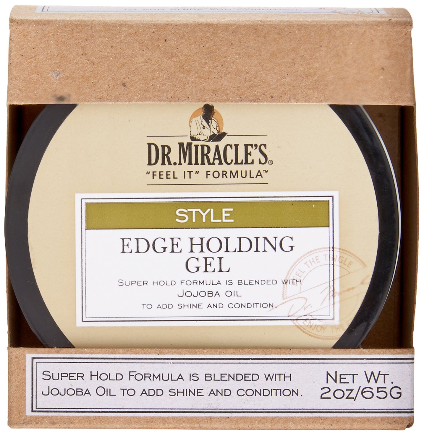 Dr. Miracle's Style Edge Holding Gel, 2 Oz : Hair Styling Gels : Beauty