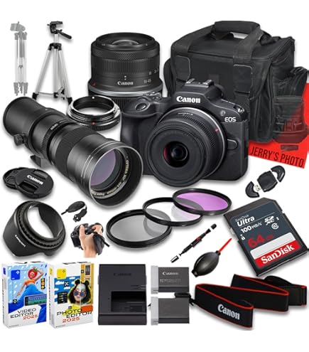 Amazon.com : Canon EOS R100 Mirrorless Camera with 18-45mm Lens +