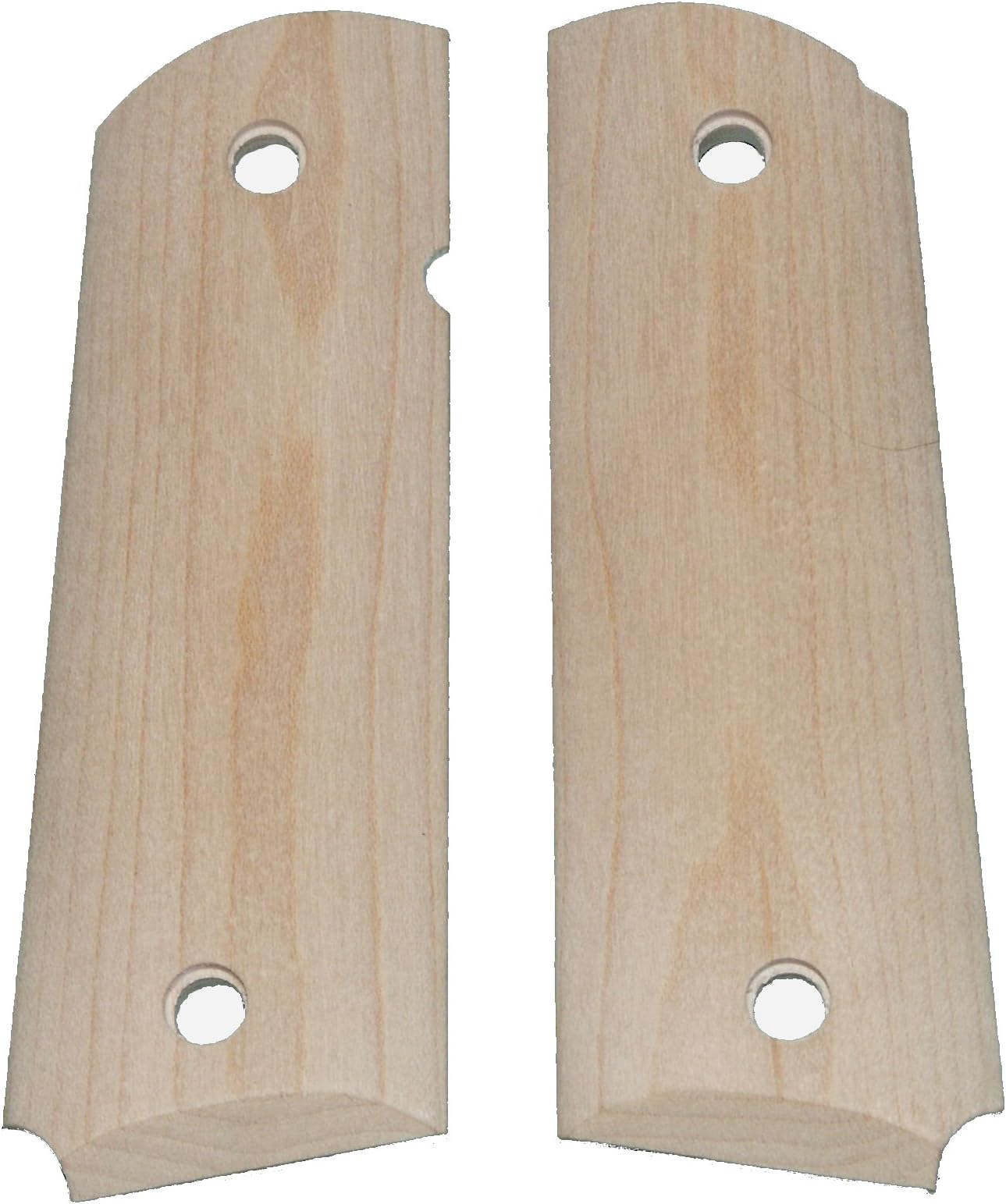 Full Size Unfinished Maple Wood 1911 Grips