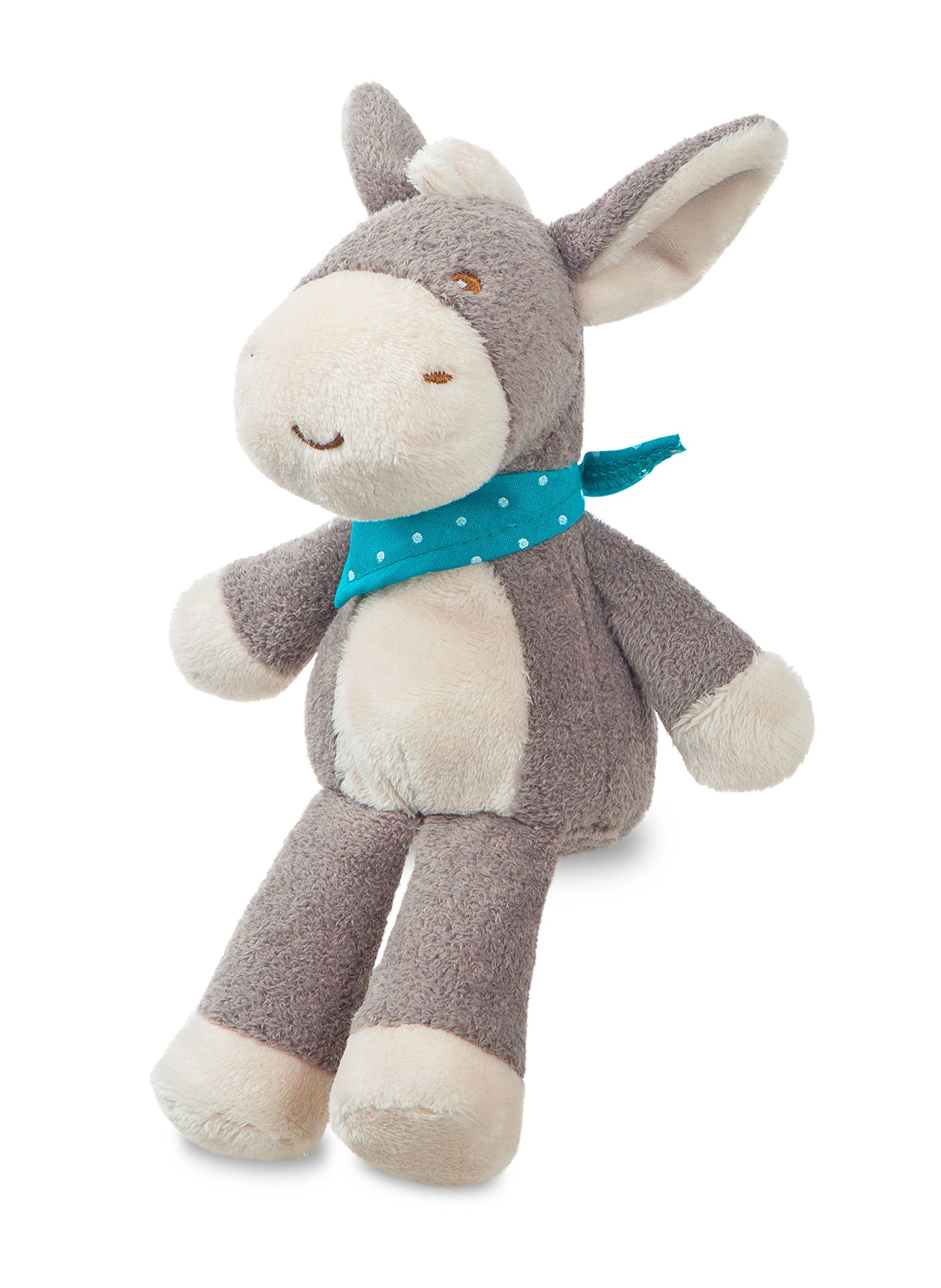 Aurora, 60894, Baby Dippity Donkey Rattle, 8In, Grey and White