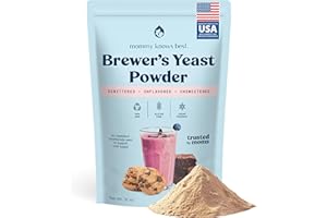 Mommy Knows Best Brewer's Yeast Powder for Breastfeeding Support, Gluten-Free, 15 oz