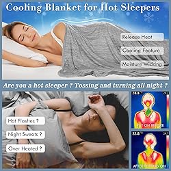 LUXEAR Cooling Blanket for Hot Sleepers Night