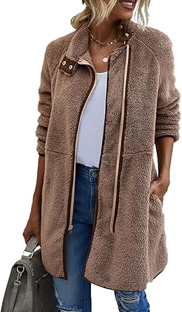 zip up sherpa jacket