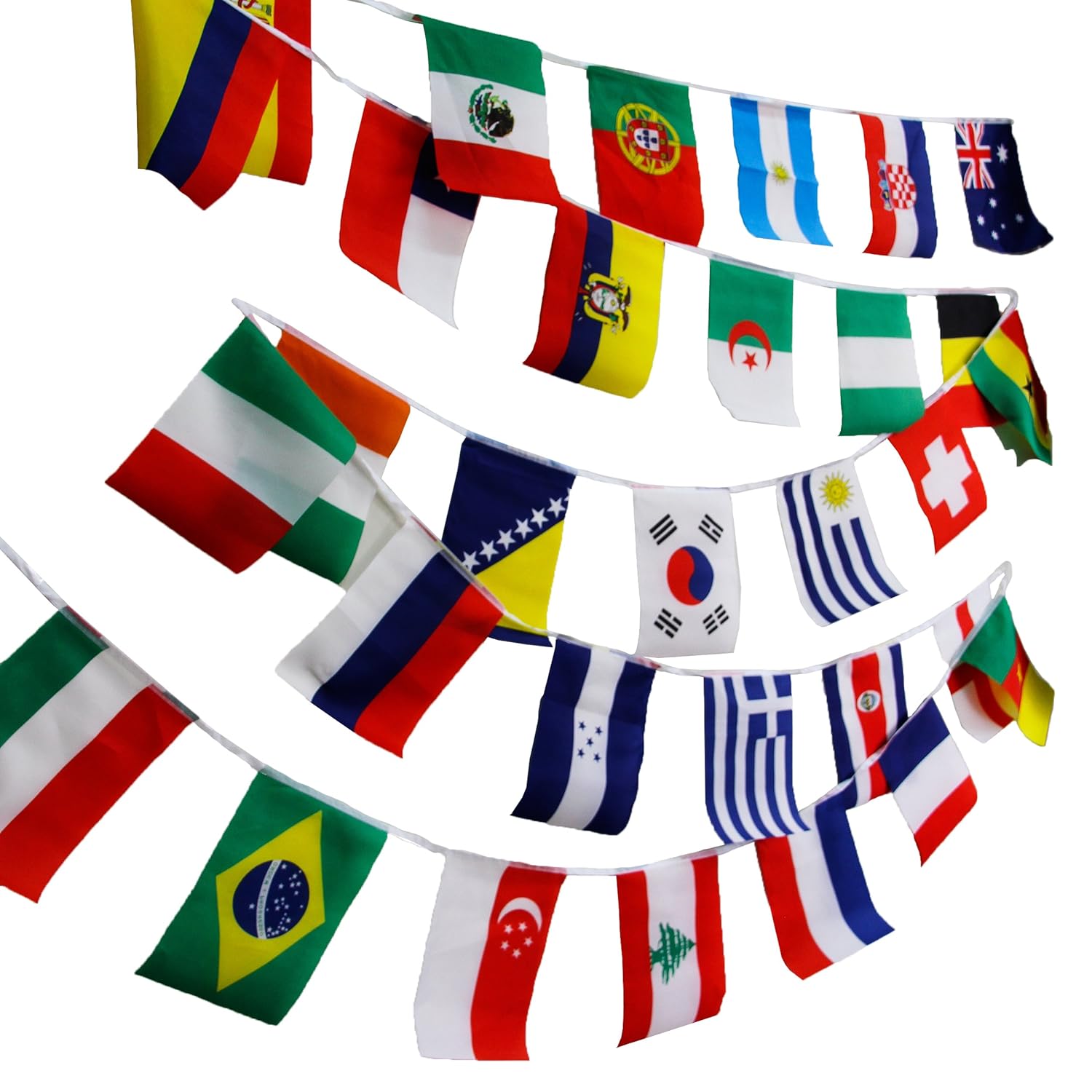 Navadeal 50 8 X10 Assorted World Flags Banner Olympic Games