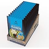 Hakubaku Fresh Ramen Umami Chicken Shio Flavor Japanese Restaurant-style fresh noodle soup, 3.88 oz ,12 pack