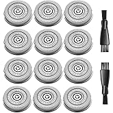 12 Pack Electric Razor Replacement Blades Compatible with rategist Electric Shaver Blades rategist Replacement Blades for rategist Electric Shaver WD-787, 2 Cleaning Brush