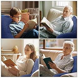ABROLOY Reading Pillow for Adult, Bed Reading