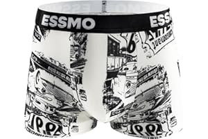 Men's Boxer Briefs Car Design Lightweight Moisture-Wicking Halloween Underwear Gift Trunks