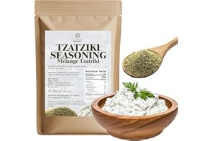 Ceres Gourmet Tzatziki Seasoning Spice Mix 3.5 oz - Authentic Greek Tzatziki Dip Spice Blend, All-Natural, No Additives, Idea