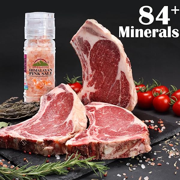 HIMALAYAN CHEF PINK SALT COARSE REFILLABLE GRINDER, 4.2 OUNCE (PACK OF 1)