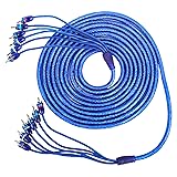 Skar Audio 17-Foot 6-Channel Twisted Pair RCA