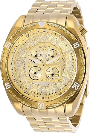 Invicta Reloj de cuarzo Aviator para hombre con correa de ...