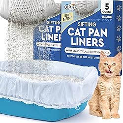 Alfapet Sifting Cat Litter Box Liners - Jumbo 10