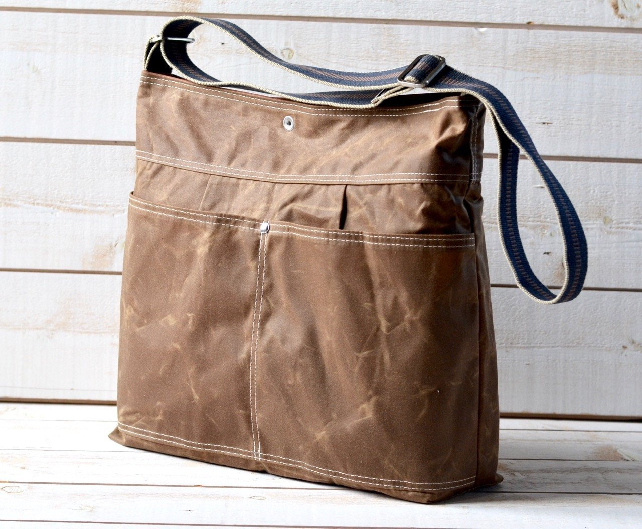 waxed canvas diaper bag