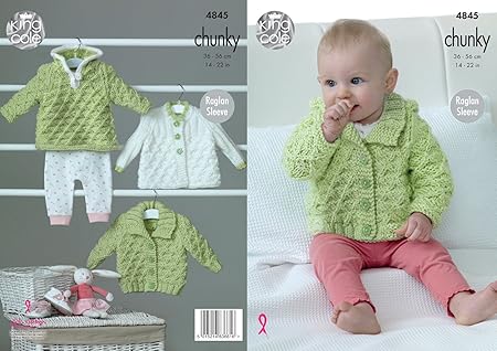 chunky baby jacket knitting pattern