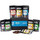 Tiesta Tea Iced Tea Sampler Set, Up to 80 Cups, High to No Caffeine, Loose Leaf Tea Variety Pack with 5 Base Flavors plus 3 A