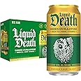 Liquid Death, Green Guillotine Iced Tea, 12-Pack (12 oz Cans), Green Tea, Low Calorie, No Artificial Sweeteners, B12 & B6 Vitamins