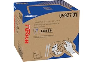 WypAll 05927 X70 Foodservice Towels, 1/4 Fold, 12 1/2 x 23 1/2, Blue (Case of 300)