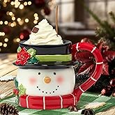 Certified International Holiday Magic Snowman 18 oz. Mugs, Set of 4