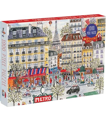 Puzzle Eurographics 1000 Pièces - Weihnachtsabend In Paris (Dominic Davison) - 68x48 Cm - Neuf