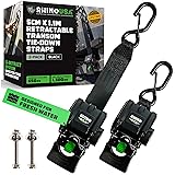 Rhino USA Retractable Boat Trailer Tie Down Straps