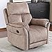 CANMOV Swivel Rocker Recliner Chair Camel 01