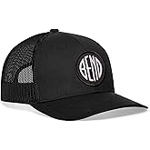 HAKA State City Trucker Hat for Men & Women, Adjustable Baseball Hat, Mesh Snapback, Sturdy Outdoor Black Golf Hat