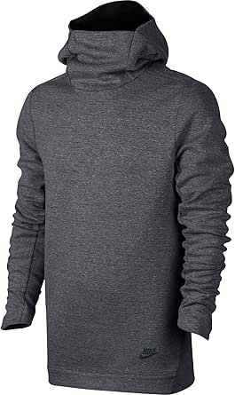 nike black funnel neck hoodie