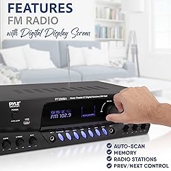 Pyle Wireless Bluetooth Power Amplifier System, 200