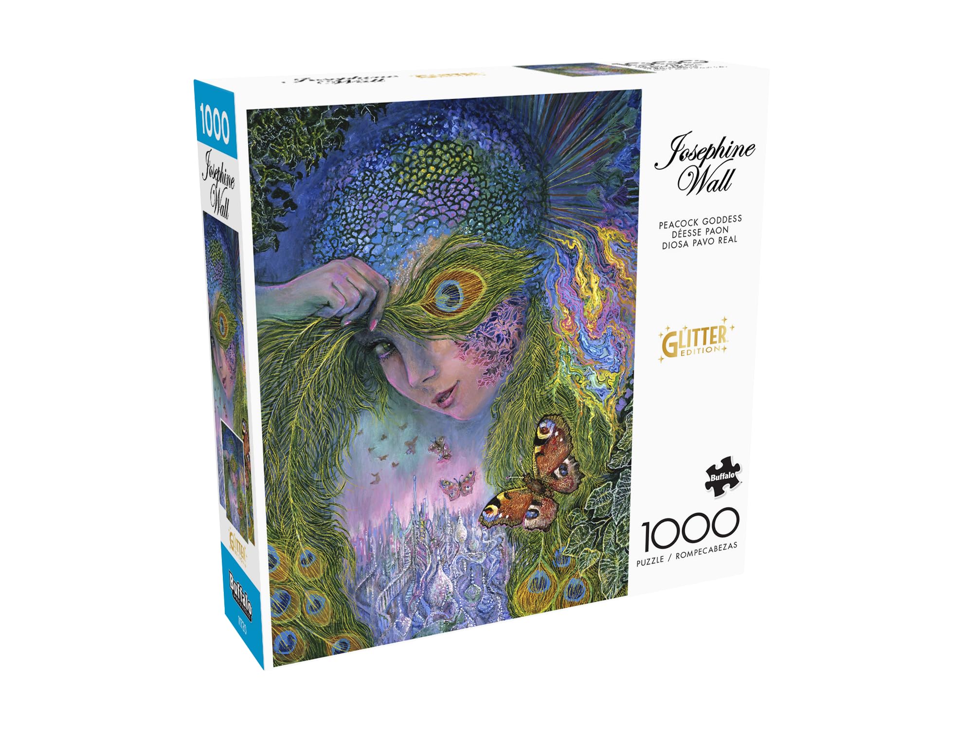 Buffalo Games 1000-Teile Puzzle – Fluttercorn Dreamscape Von Josephine Wall – Magisches Fantasy-Puzzle Mit Glitzer-Edition