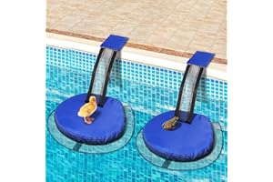 2 PCS Animal Saving Escape Ramp for Pool, Floating Step Ramp Critter Saving Escape Ramps Swimming Pool Device Handy Rescues S